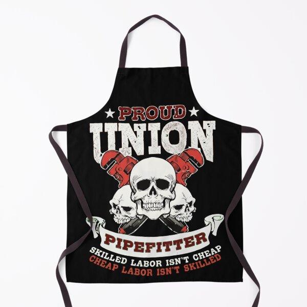 Item preview, Proud Union Pipefitter - Skilled Labor Skull & Wrenches Vintage Design designed and sold by haitrieuic96.