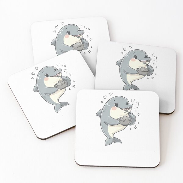 Item preview, Dolphin Hugging Baby Pocket Creatures Kawaii Animal designed and sold by Panom Suavichien.
