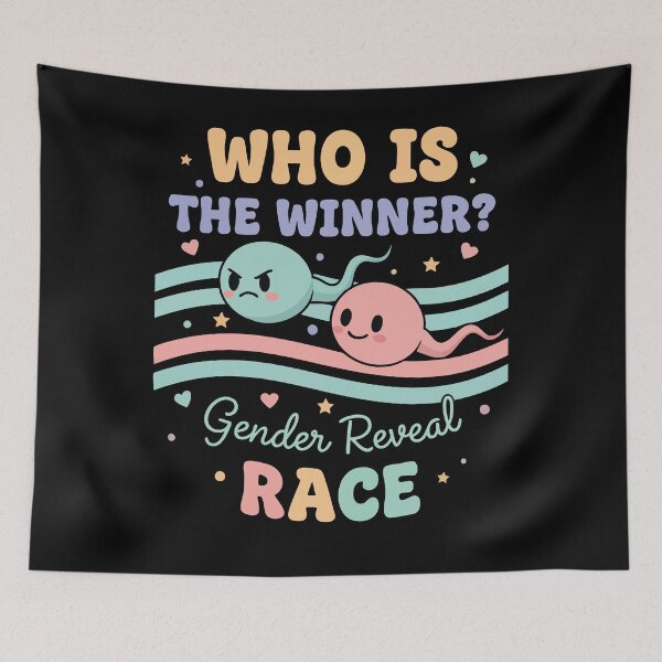 Item preview, Gender Reveal Who Is The Winner Race Team Boy Team designed and sold by LuminOrb.