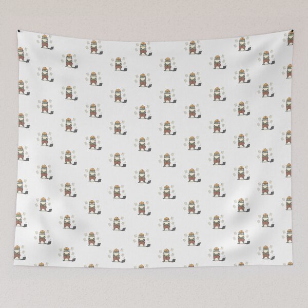 Item preview, Builder Frog With Laptop Pocket Creatures Quirky Animal  designed and sold by Panom Suavichien.