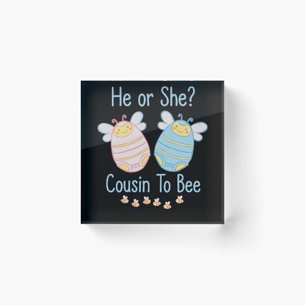 Artikelvorschau, Gender-Reveal-Babyparty mit Cousin-to-Bee-Party entworfen und verkauft von LuminOrb.