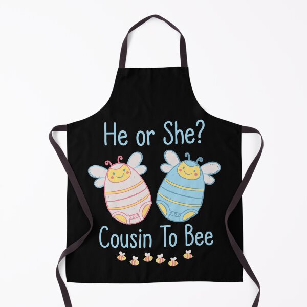 Item preview, Gender Reveal He Or She Cousin To Bee Baby Shower designed and sold by LuminOrb.