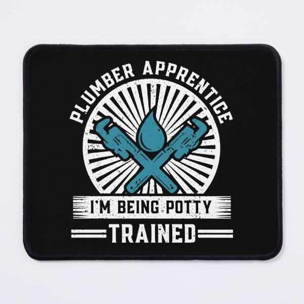 Item preview, Funny Plumber Apprentice Being Potty Trained Vintage Design designed and sold by haitrieuic96.