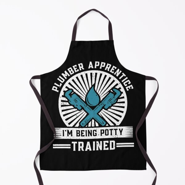 Item preview, Funny Plumber Apprentice Being Potty Trained Vintage Design designed and sold by haitrieuic96.
