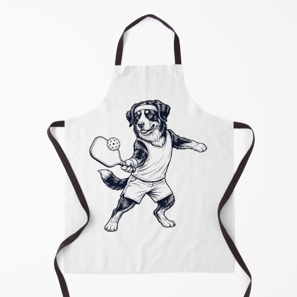 Item preview, Vintage Bernese Mountain Dog Playing Pickleball Player Dog Lover designed and sold by DoodleTortle.