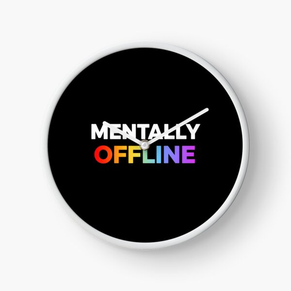 Artikelvorschau, Mental offline Lustiges Burnout Introvert Zitat Design entworfen und verkauft von Kavya Art.