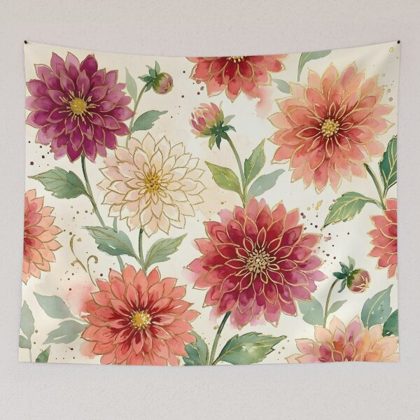 Item preview, Dahlia Flower  designed and sold by GraphicsClub.