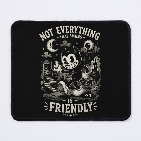 Item preview, intage Cartoon Devil Smile – Not Everything That Smiles Is Friendly Dark Aesthetic Design designed and sold by ThreadTheory976.