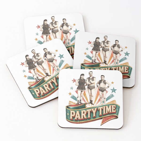 Item preview, Party time vintage design designed and sold by Hadderstyle.