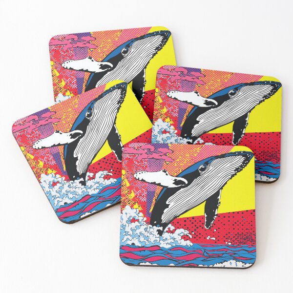 Item preview, Pop Art Whale Breach designed and sold by lautir.