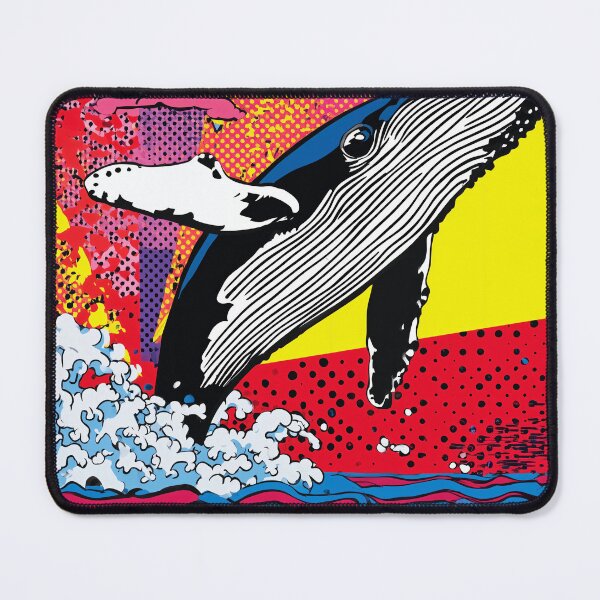 Item preview, Pop Art Whale Breach designed and sold by lautir.