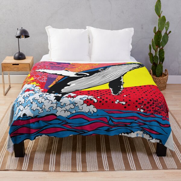 Item preview, Pop Art Whale Breach designed and sold by lautir.
