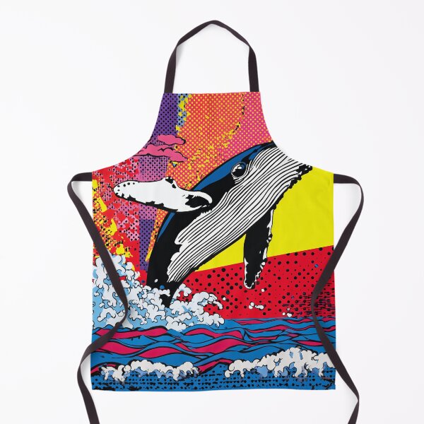 Item preview, Pop Art Whale Breach designed and sold by lautir.