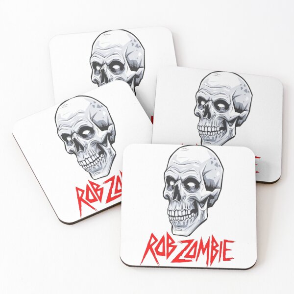 Item preview, Rob Zombie Skeleton Skull - Horror Metal Red and White Design designed and sold by Billgeat.