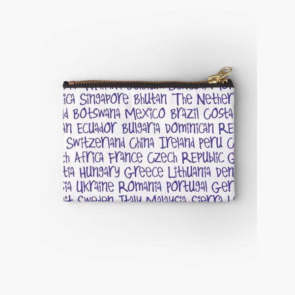Item preview, Countries in Purple designed and sold by UnderwaterSky.