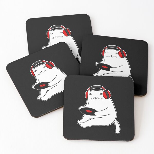 Item preview, Gato de discos de vinilo designed and sold by eri-morie.