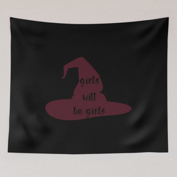 Item preview, Girls will be girls witch design designed and sold by Starlett Designs.