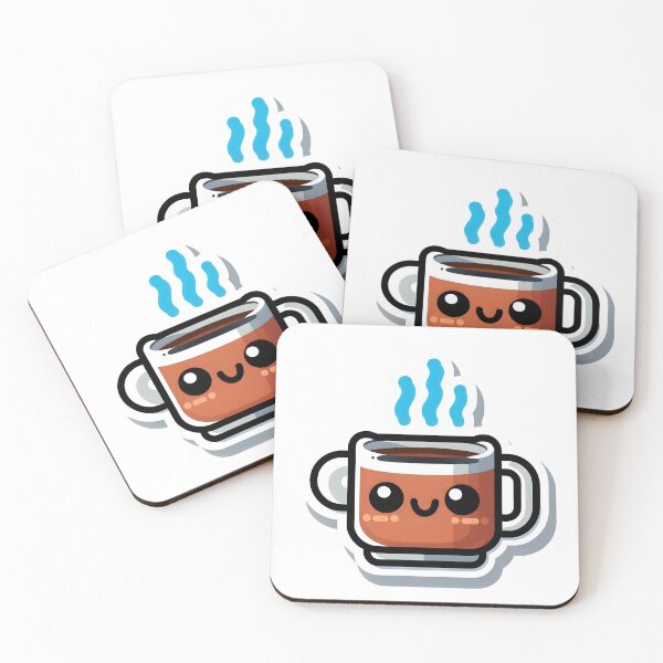 Item preview, Kawaii Coffee Stickers Wandalu Vuhs designed and sold by Wandalu Vuhs.