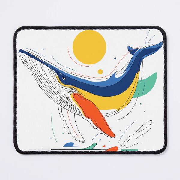 Item preview, Colorful Whale in Motion designed and sold by lautir.