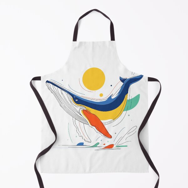 Item preview, Colorful Whale in Motion designed and sold by lautir.