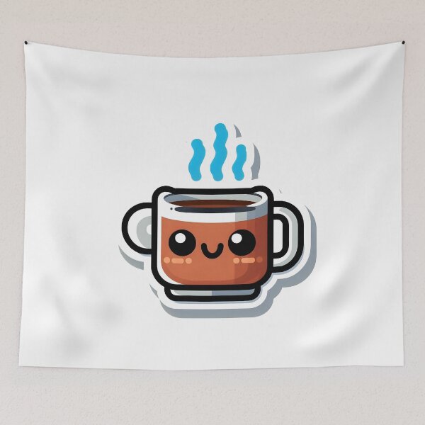 Item preview, Kawaii Coffee Stickers Wandalu Vuhs designed and sold by Wandalu Vuhs.
