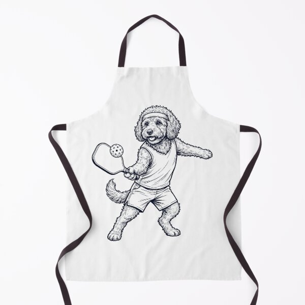 Item preview, Vintage Cockapoo Playing Pickleball Player Dog Lover designed and sold by DoodleTortle.