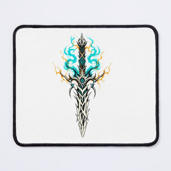 Item preview, Glowing Fantasy Sword Dark RPG Gamer Aesthetic T-Shirt designed and sold by etuvibes.