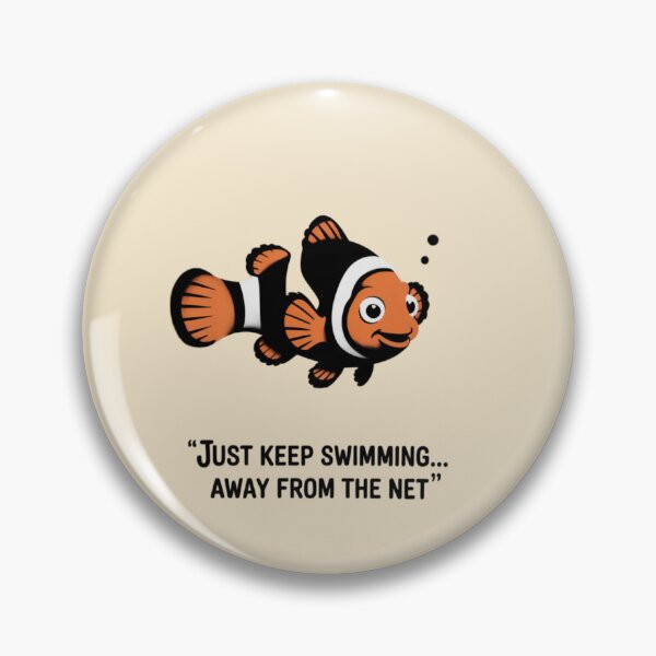 Item preview, Finding Nemo - just keep swimming... away from the net designed and sold by 123ks.