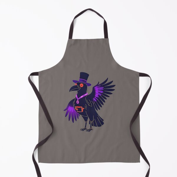 Item preview, gothic crow cyberpunk anime style designed and sold by geekmania48.