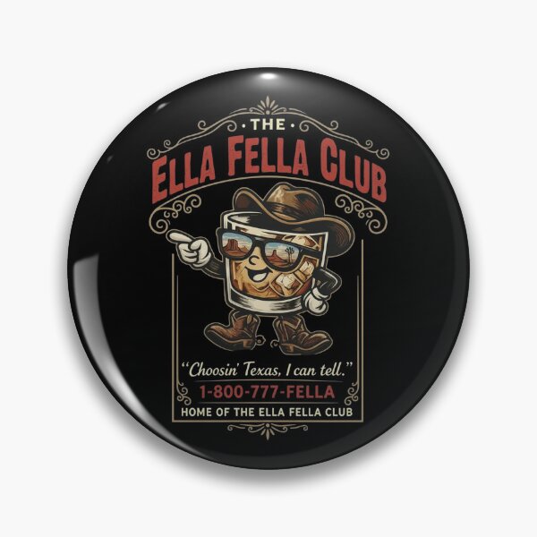 Item preview, Ella Fella Club Cowboy Whiskey, Western Country Concert designed and sold by toongstudio.