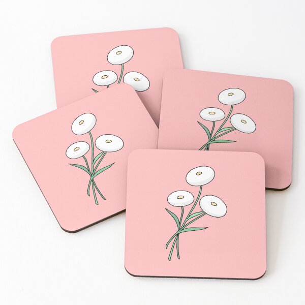 Item preview, Three White Daisies with Green Stems designed and sold by ubborn.