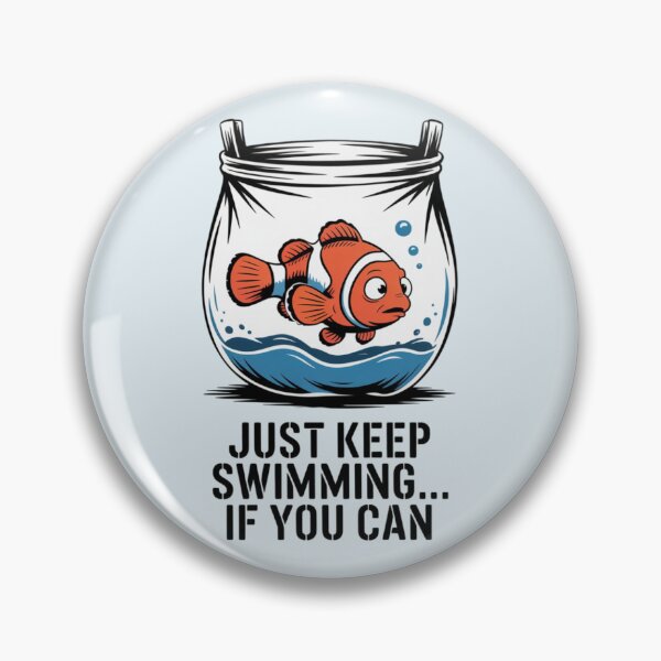 Item preview, Banksy Nemo - Just keep swimming... if you can designed and sold by 123ks.