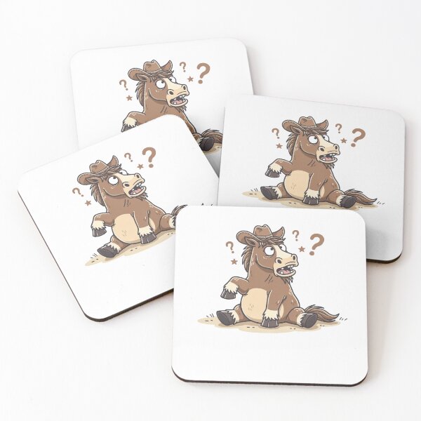Item preview, Confused Cowboy Horse Pocket Creatures Funny Animal  designed and sold by Panom Suavichien.