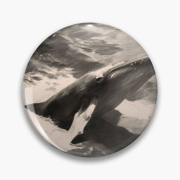 Item preview, Whale Breaching Through the Ocean designed and sold by lautir.