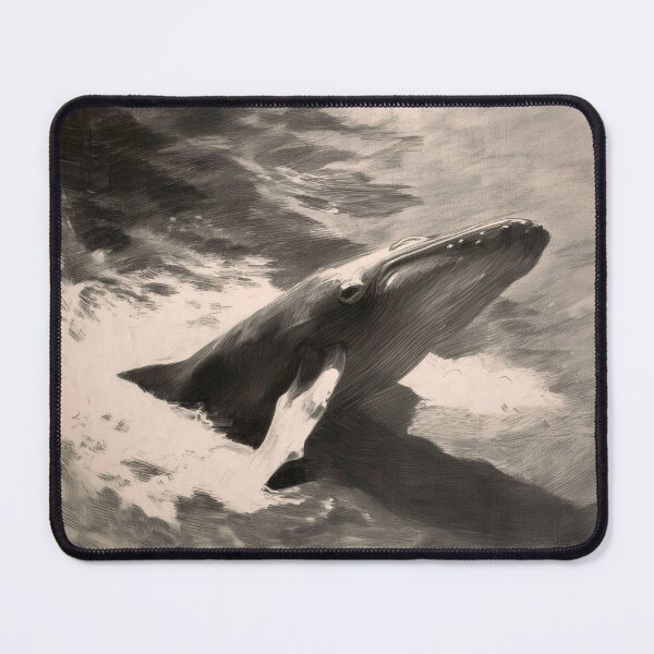 Item preview, Whale Breaching Through the Ocean designed and sold by lautir.