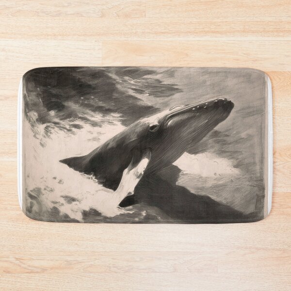 Item preview, Whale Breaching Through the Ocean designed and sold by lautir.