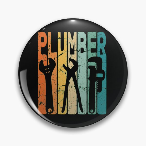 Item preview, Vintage Plumber Retro Tools Sunset Silhouette Design designed and sold by haitrieuic96.