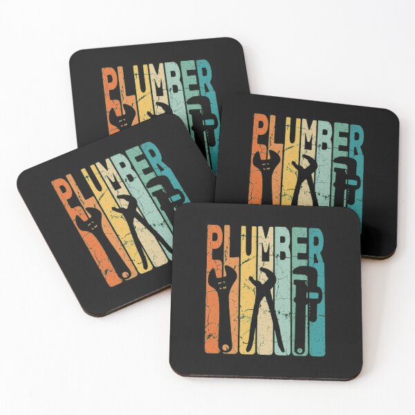 Item preview, Vintage Plumber Retro Tools Sunset Silhouette Design designed and sold by haitrieuic96.