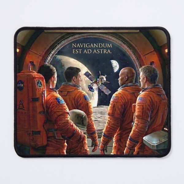 Item preview, Artemis II Mission to the Moon Astronaut Team designed and sold by NadinGerasi.
