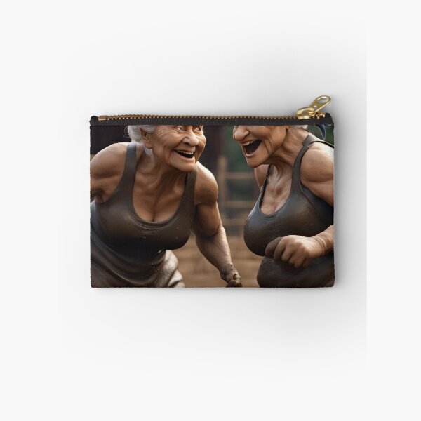 Item preview, Old women mud wrestling designed and sold by Colin Bentham.