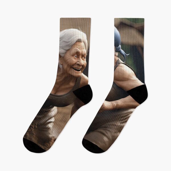 Item preview, Old women mud wrestling designed and sold by Colin Bentham.