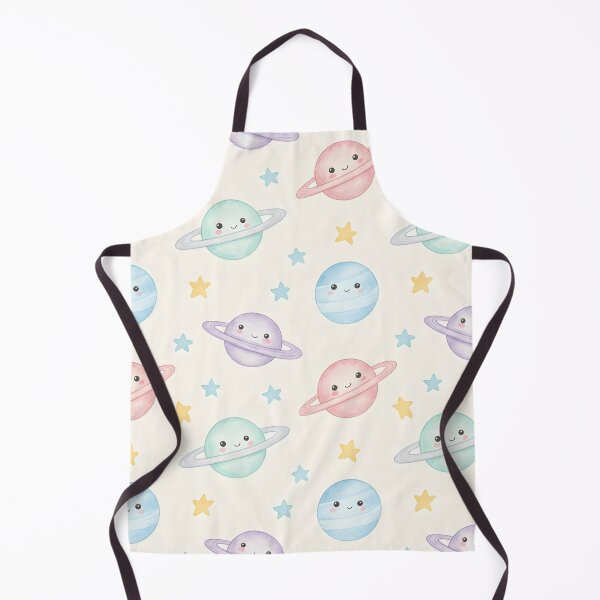 Item preview, Cute Kawaii Planets Seamless Pattern designed and sold by naragon4289.
