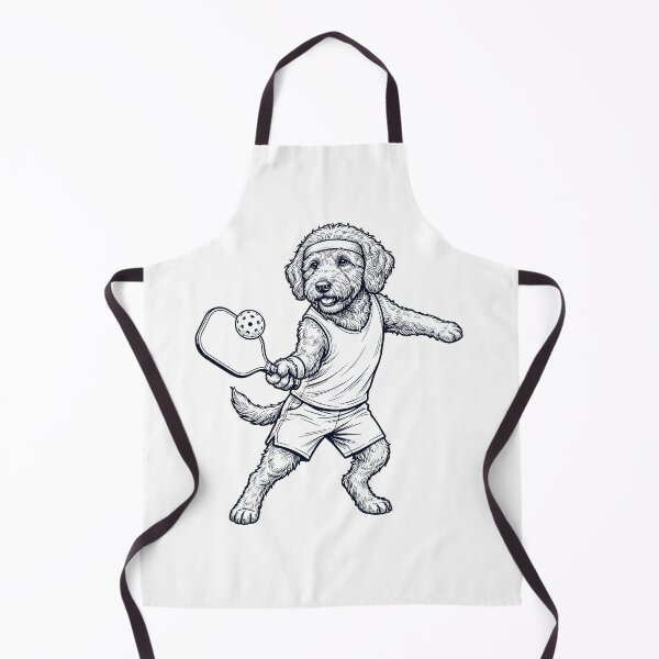 Item preview, Vintage Goldendoodle Playing Pickleball Player Dog Lover designed and sold by DoodleTortle.