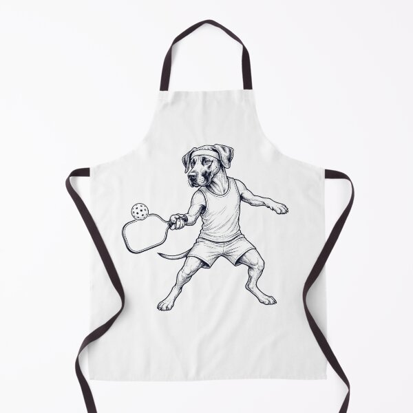 Item preview, Vintage Great Dane Playing Pickleball Player Dog Lover designed and sold by DoodleTortle.
