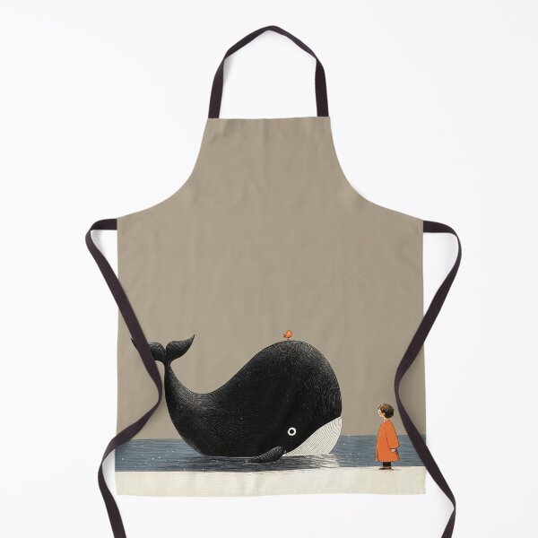 Item preview, Whale, bird and Child on the Shore designed and sold by lautir.