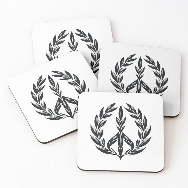 Item preview, Botanical Peace Laurel Wreath designed and sold by Wandalu Vuhs.