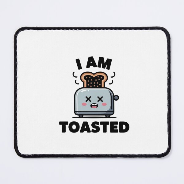 Item preview, Relatable Burnout Humor Toasted Bread Aesthetic Art designed and sold by Mr-wow.