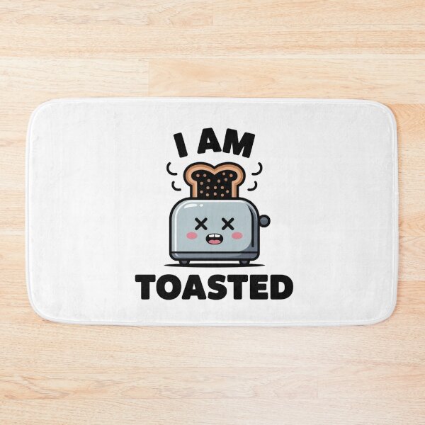 Item preview, Relatable Burnout Humor Toasted Bread Aesthetic Art designed and sold by Mr-wow.