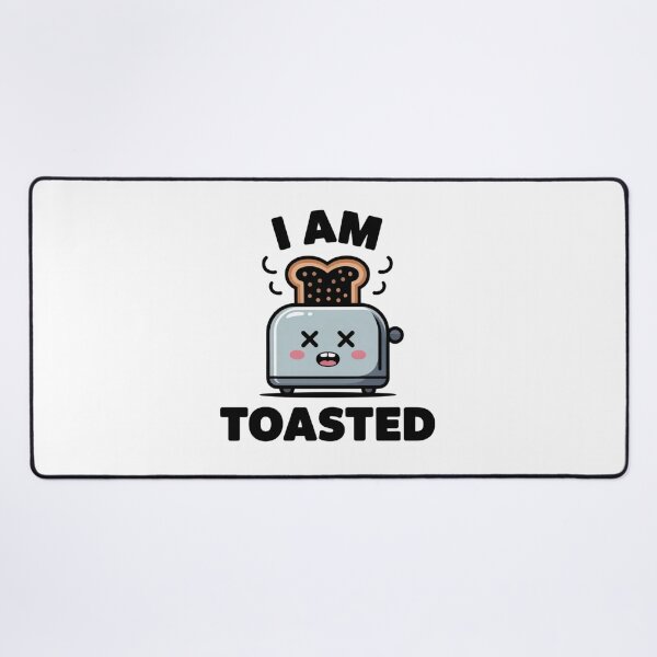 Item preview, Relatable Burnout Humor Toasted Bread Aesthetic Art designed and sold by Mr-wow.