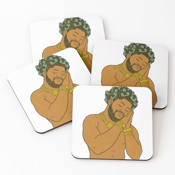Item preview, Bossman Dlow Rapper with Hair Rollers designed and sold by ChR-oman.